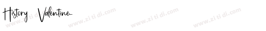 History Valentine字体转换